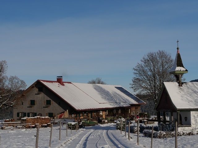 die Königsalpe bei Stiefenhofen im Winter