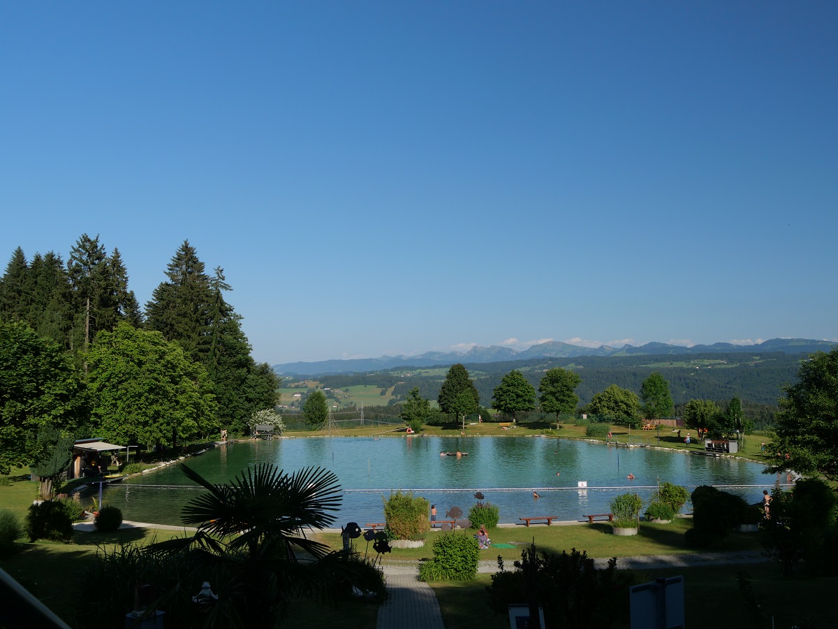 eines der schönsten Freibäder im Allgäu - das Alpenfreibad Scheidegg